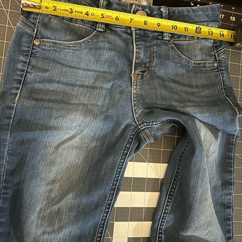 Rewind Women's Skinny Jeans - Deep Blue - Picture 3 of 6